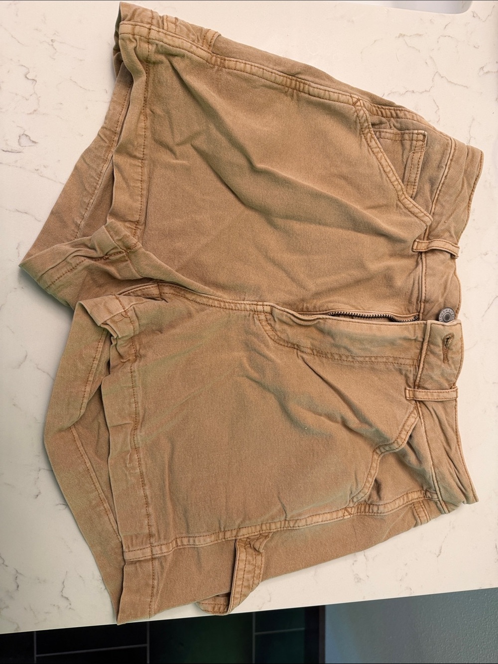 American Eagle Outfitters Tan Cargo Shorts